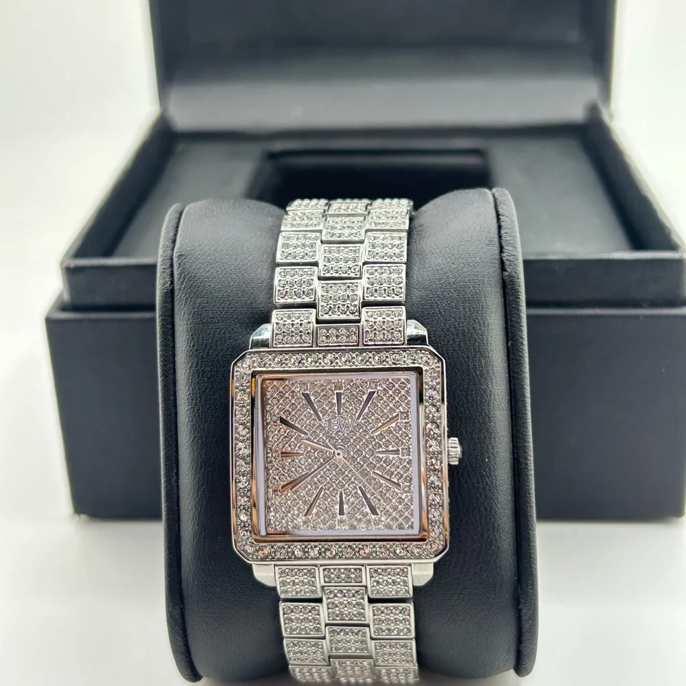 JBW 12 Diamond timepieces And 1095 Crystal Watch 28 Mm Brand New In Box